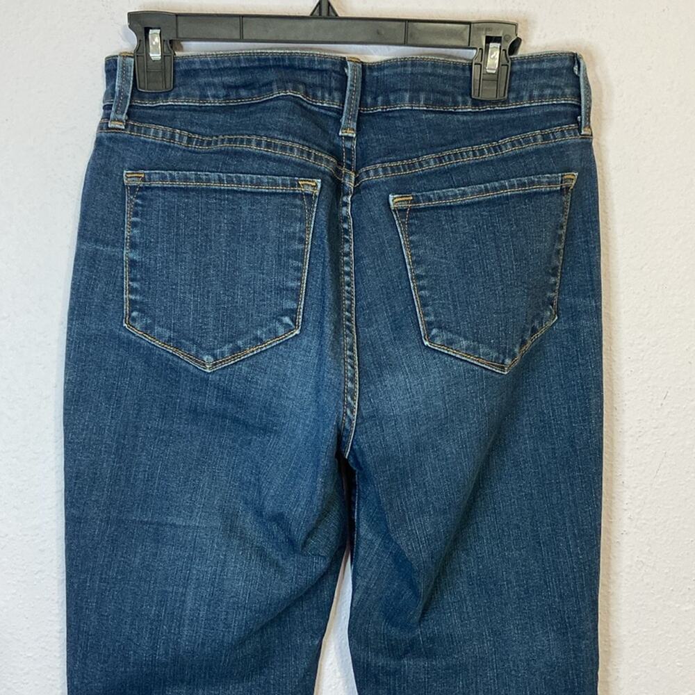 NYDJ Women Mid-rise Medium Washed Slim Straight Leg Jeans Size 8 - Picture 5 of 7